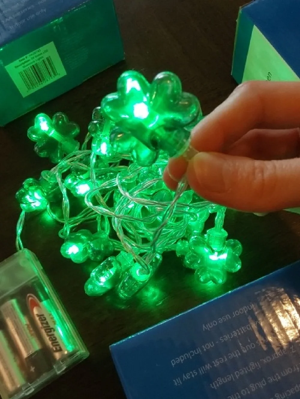 String Lights - Green LEDs - 6 Total